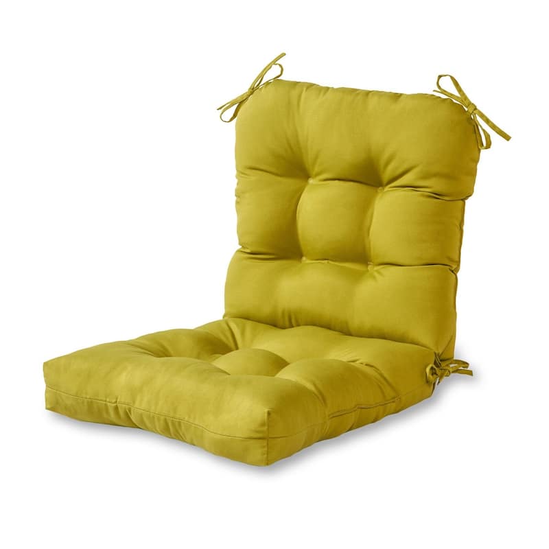 Kiwi Outdoor Green Seat/ Back Chair Cushion (Cushion Only)