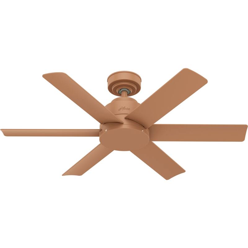 Hunter 44" Kennicott Outdoor Ceiling Fan with Wall Control, Damp Rated - Industrial, Contemporary, Transitional