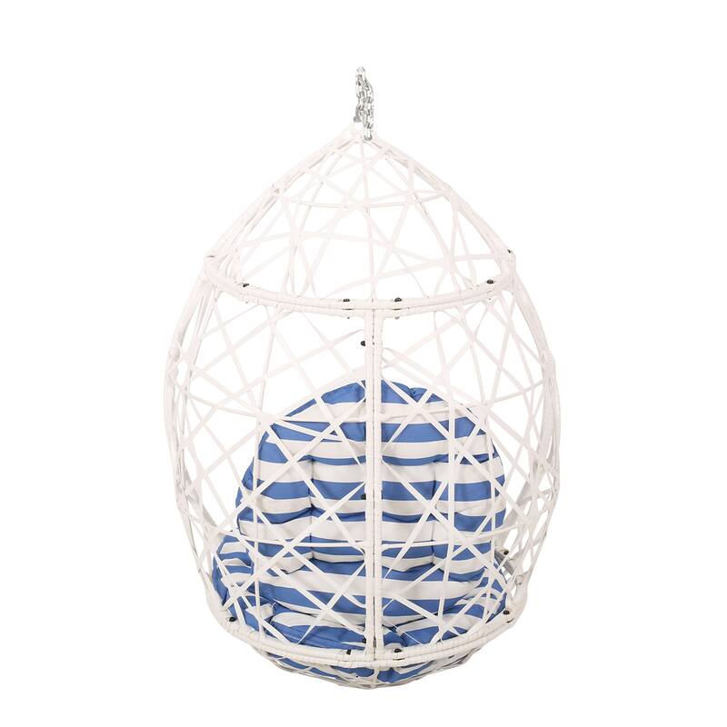 Cayuse Wicker Outdoor Hanging Egg Chair (Stand Not Included) by Christopher Knight Home