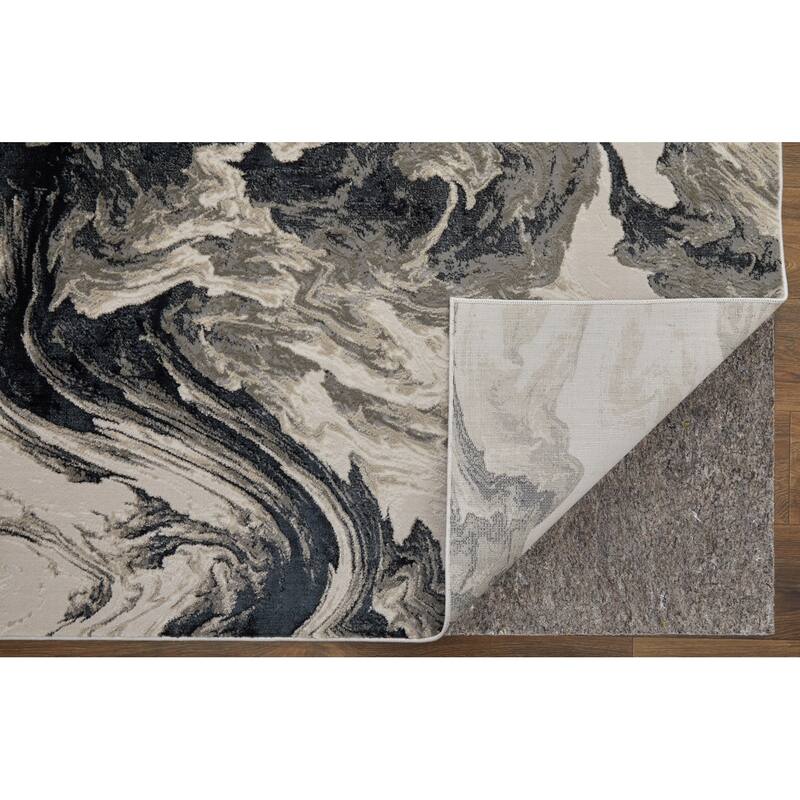 Grand Bazaar Orin Machine Made Abstract Modern Area Rug