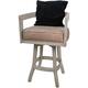Option Sandstone - Black Pillow - Beige