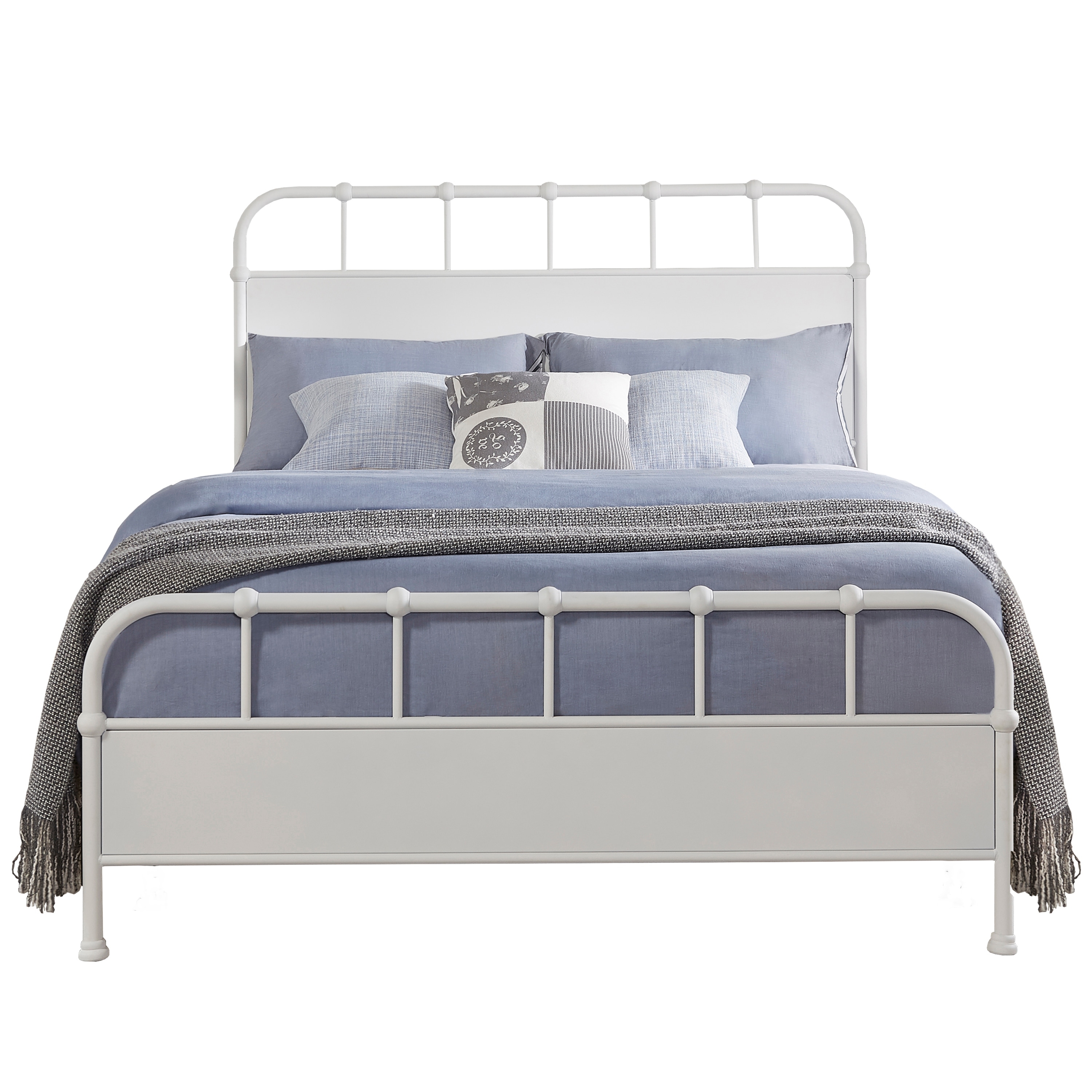 Carbon Loft Wandja Industrial Metal Bed with Rails