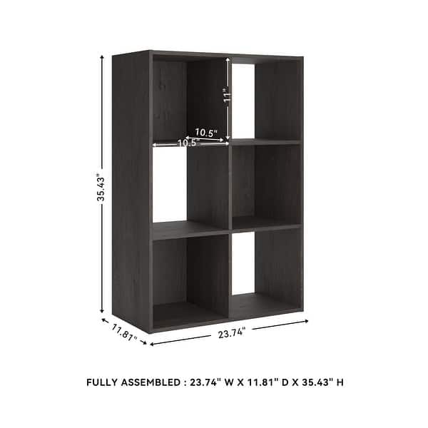 dimension image slide 6 of 8, Signature Design by Ashley Glosmount Cube Organizer
