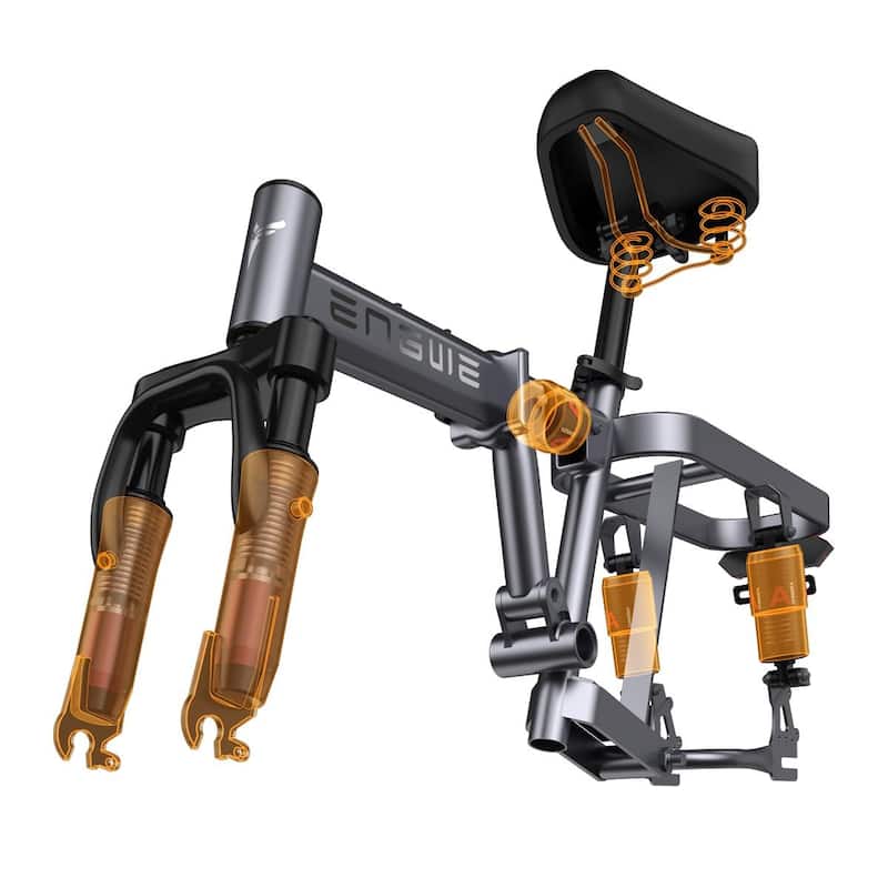 14 inch Front Shock Absorber Folding Electric Bicycle
