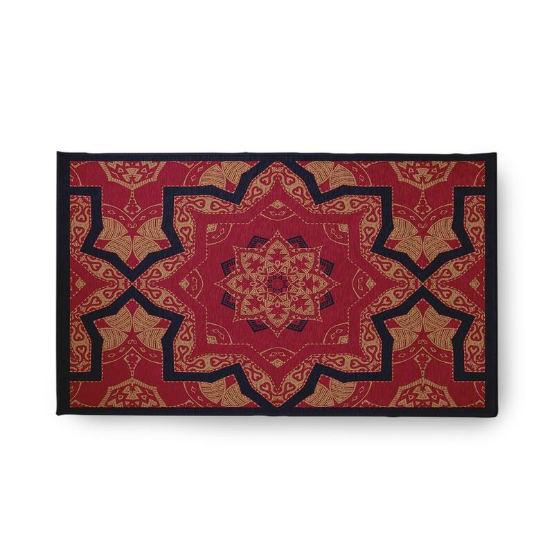 Shawl Rug - Navy - 18" x 30"