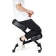 preview thumbnail 8 of 6, Jomeed Adjustable Ergonomic Home Office Kneeling Chair with Angled Seat, Black - 16.5
