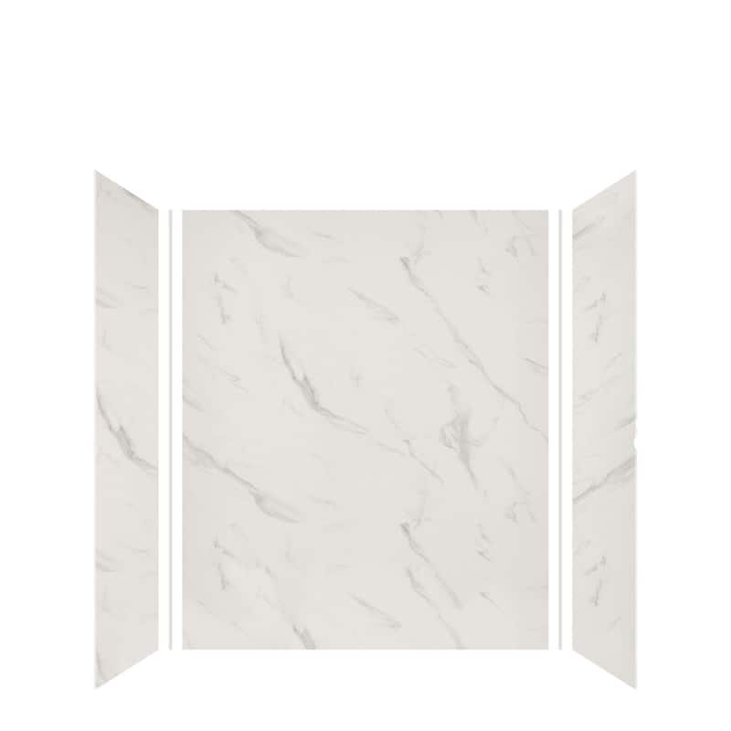 Transolid Expressions 60-in X 32-in X 72-in Glue to Wall Shower Kit - 32" x 60" x 72"