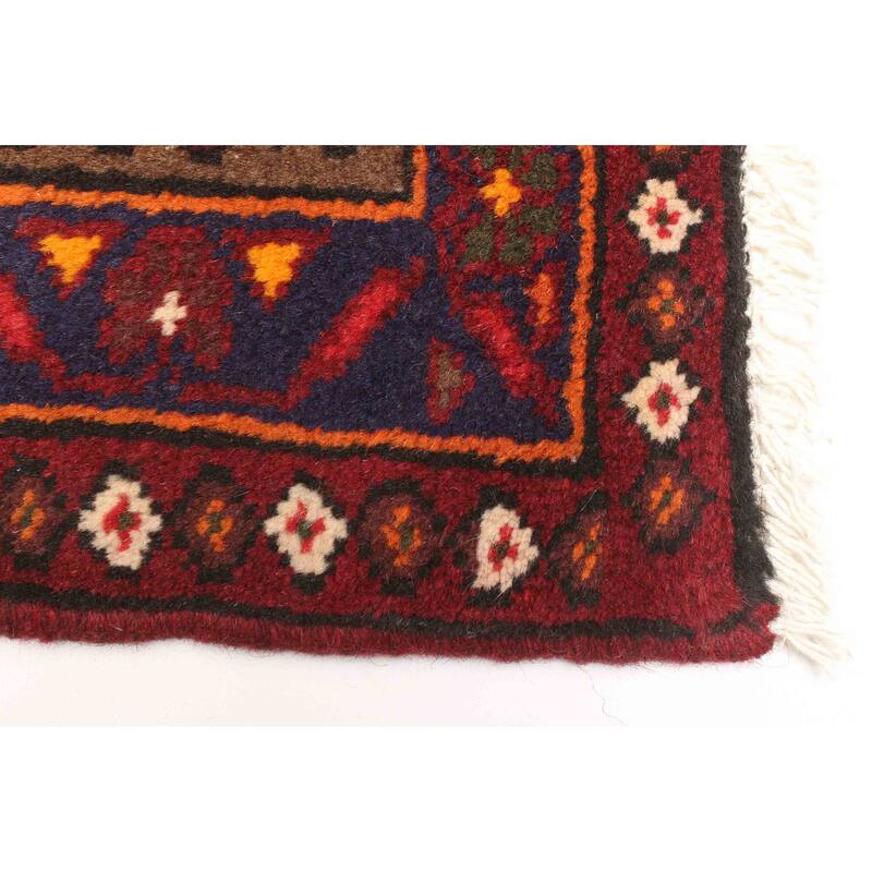 ECARPETGALLERY Hand-knotted Anadol Dark Navy Wool Rug - 4'2 x 6'3