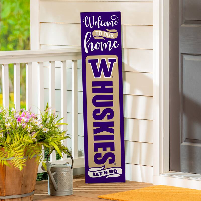 47" Double Sided Seasonal Porch Leaner, University of Washington - 47" x 11.25"