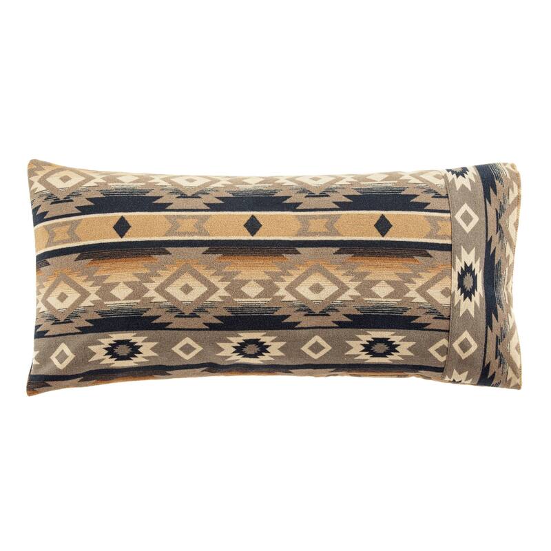 Paseo Road by HiEnd Accents Taos Wool Blend Southwestern Aztec Blanket Set, 3PC