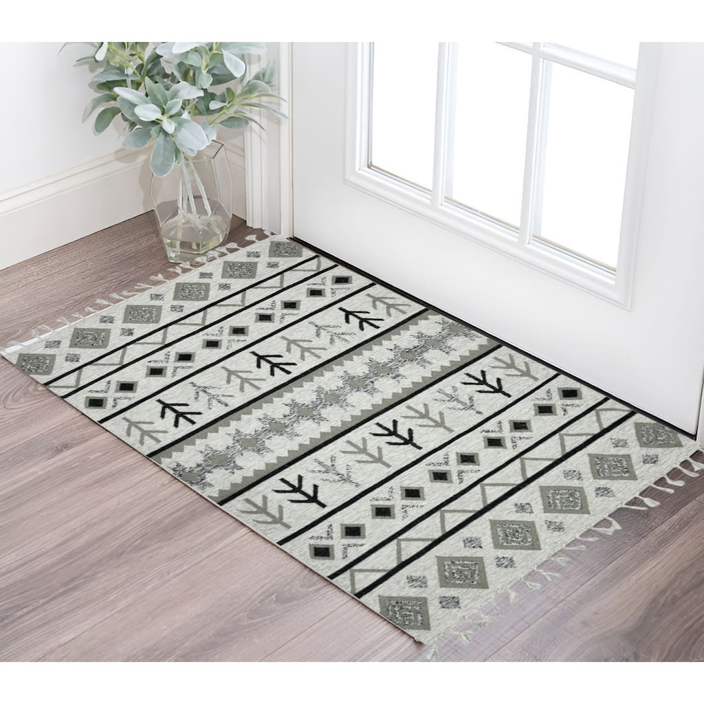HomeRoots Tribal Southwest Rectangle Area Rug