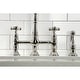 preview thumbnail 28 of 39, Heritage Bridge Kitchen Faucet with Brass Sprayer