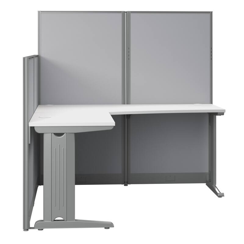 Office in an Hour 65W L-Shape Workstation by Bush Business Furniture