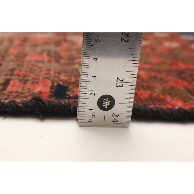 ECARPETGALLERY Hand-knotted Baluch Navy Wool Rug - 5'0 x 10'6