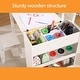 preview thumbnail 4 of 11, GIMMYFIVE Kids Art Table with 2 Chairs