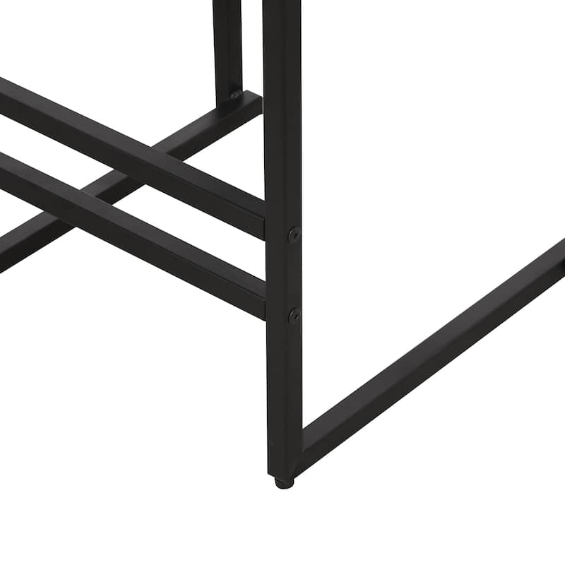 Modern Bar Stools Dining Chairs with Foot Rest for Kitchen