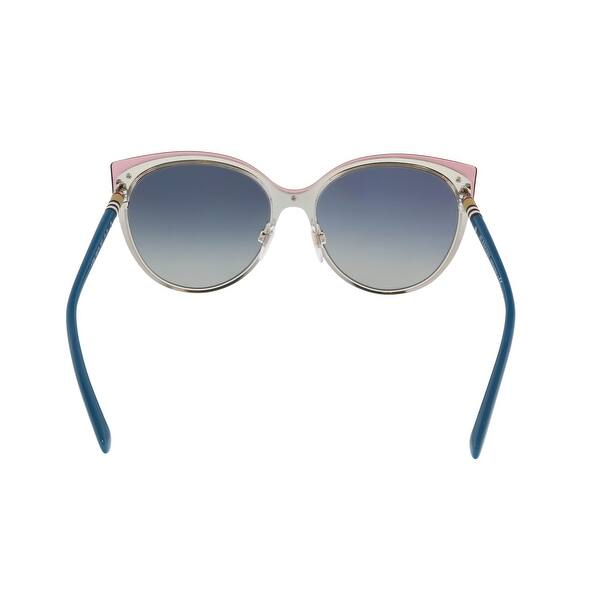Shop Burberry Be3096 12641g Purple Blue Cat Eye Sunglasses 55 17 140 Overstock 30439109