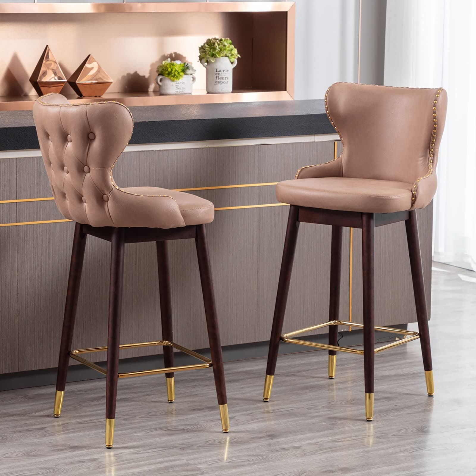 Leather fabric for bar deals stools