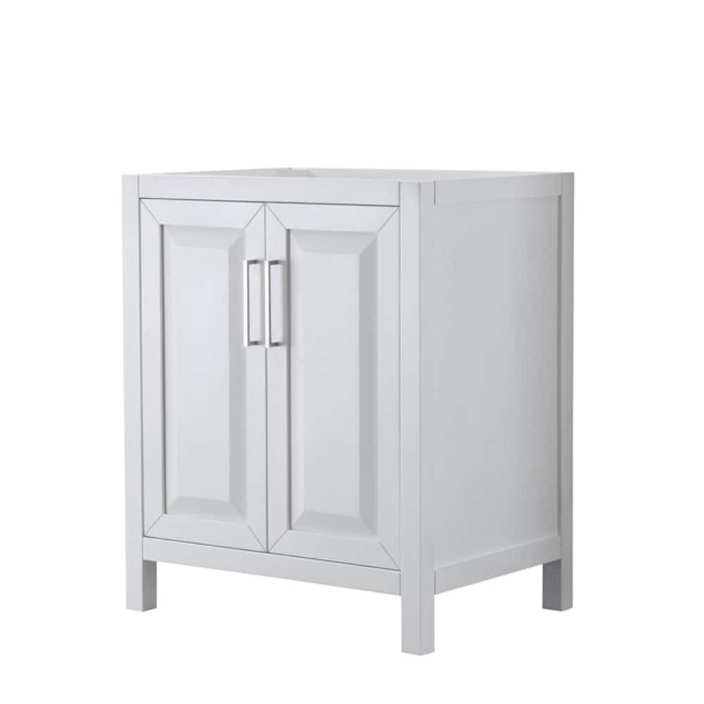 Wyndham Collection Daria 29" Single Free Standing Vanity Cabinet Only