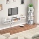 preview thumbnail 17 of 102, 4/5/6 Tiers Round Rotating Bookcase, Revolving Floor Standing Bookshelf Corner Organizer Display