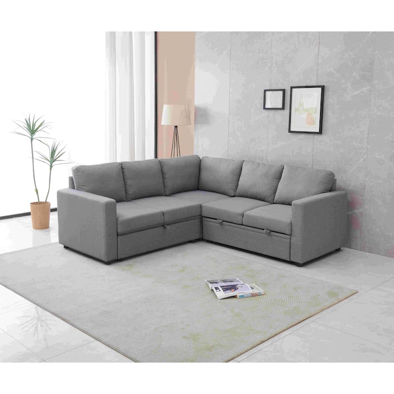 3 - Piece Upholstered Corner Sectional