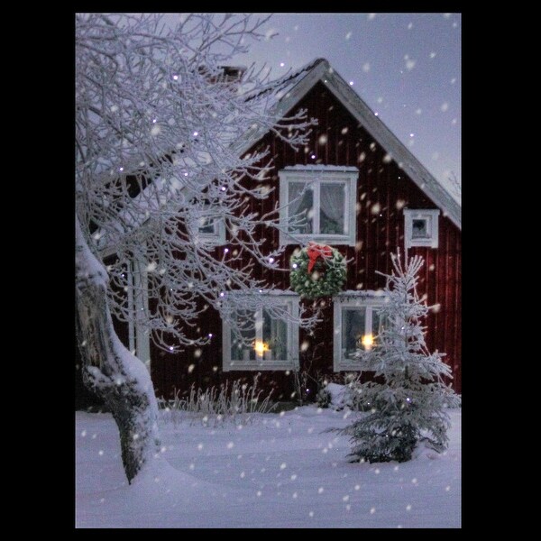 Santa Wreath New Home Garden Christmas Winter Winter Lane