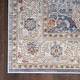 preview thumbnail 9 of 56, New Concept Washables Series 4 Indoor only Persian Area Rug 6' 7" x 9' 2" - Grey/Blue - Rectangle