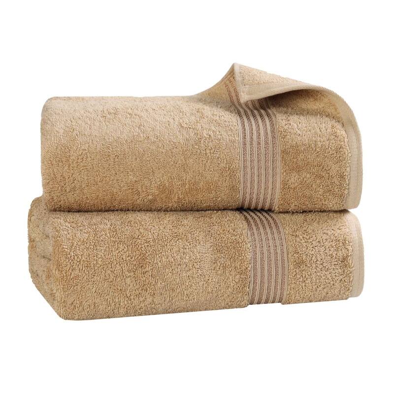 Superior Heritage Egyptian Cotton Absorbent Bath Sheet Set of 2
