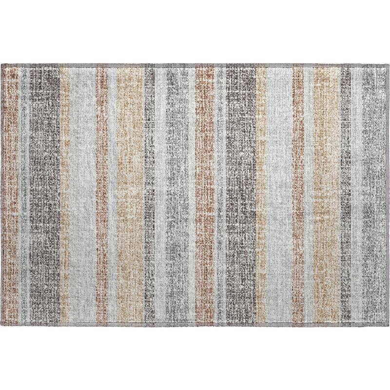 Premium Washable Super Soft Vintage Stripe Mayfield Rug