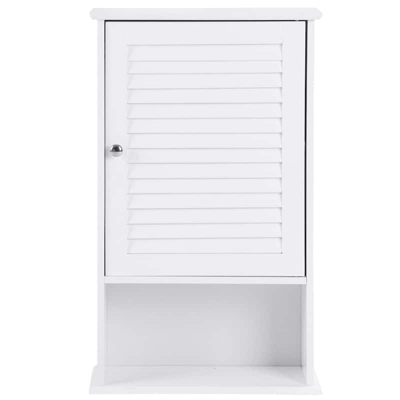 Gymax 27.5'' H Wall Cabinet Hanging Bathroom Storage Cabinet - See Details