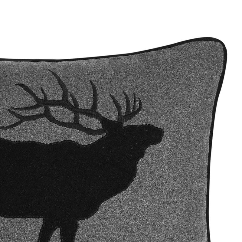Eddie Bauer Elk Charcoal Breakfast Pillow