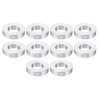 Round Aluminum Spacer 10Pcs Spacer Plain Finish Spacer for Screw Bolts ...