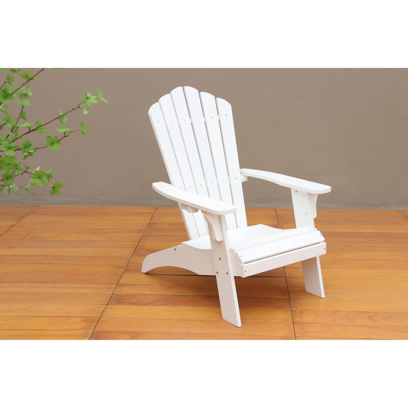 Polystyrene Adirondack Chair - White