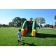 preview thumbnail 7 of 10, HeroKiddo Inflatable Soccer Game with Air Blower & Foam Soccer Ball, Commercial Grade, Outdoor Play, 15oz PVC Vinyl, 90 LBS