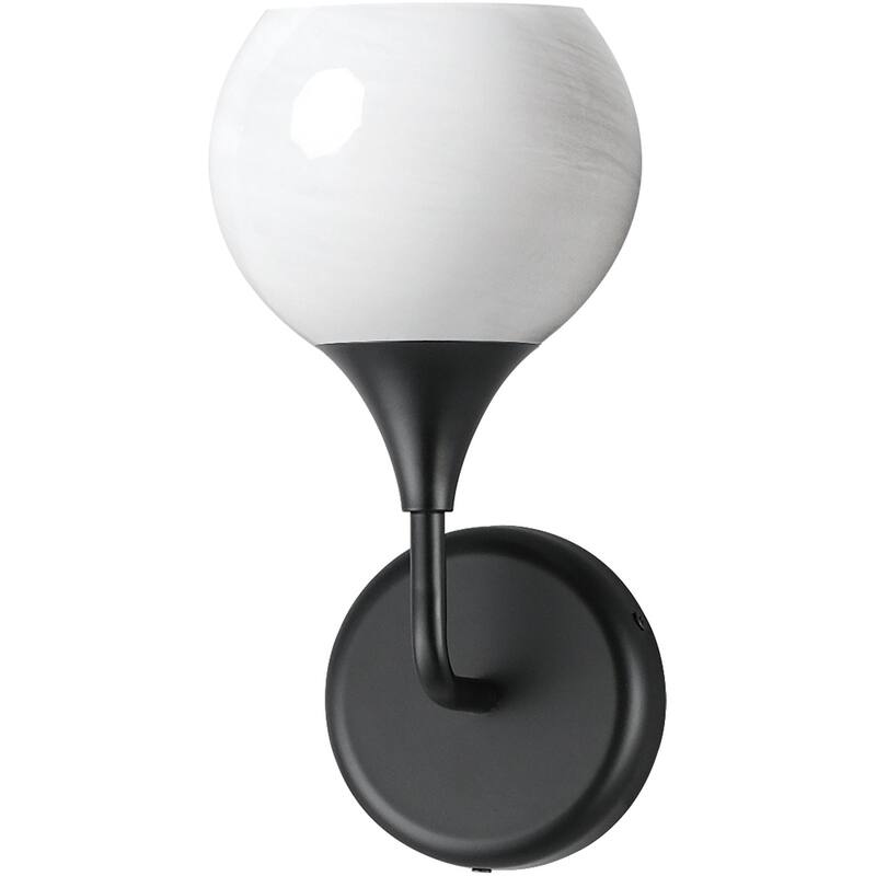 Maxim 21221MR Neve 12" Tall 1 Light Wall Sconce - Black