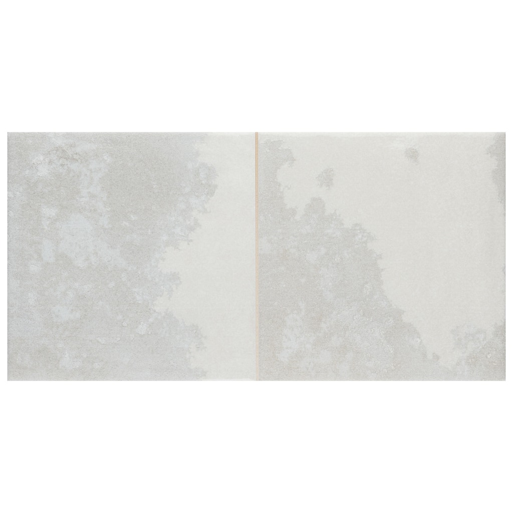 Merola Tile Kings Luxe Tradition Square Silver 7-7/8" x 15-3/4" Ceramic Wall Tile