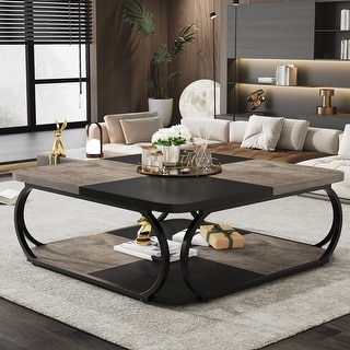 Low square coffee table sale