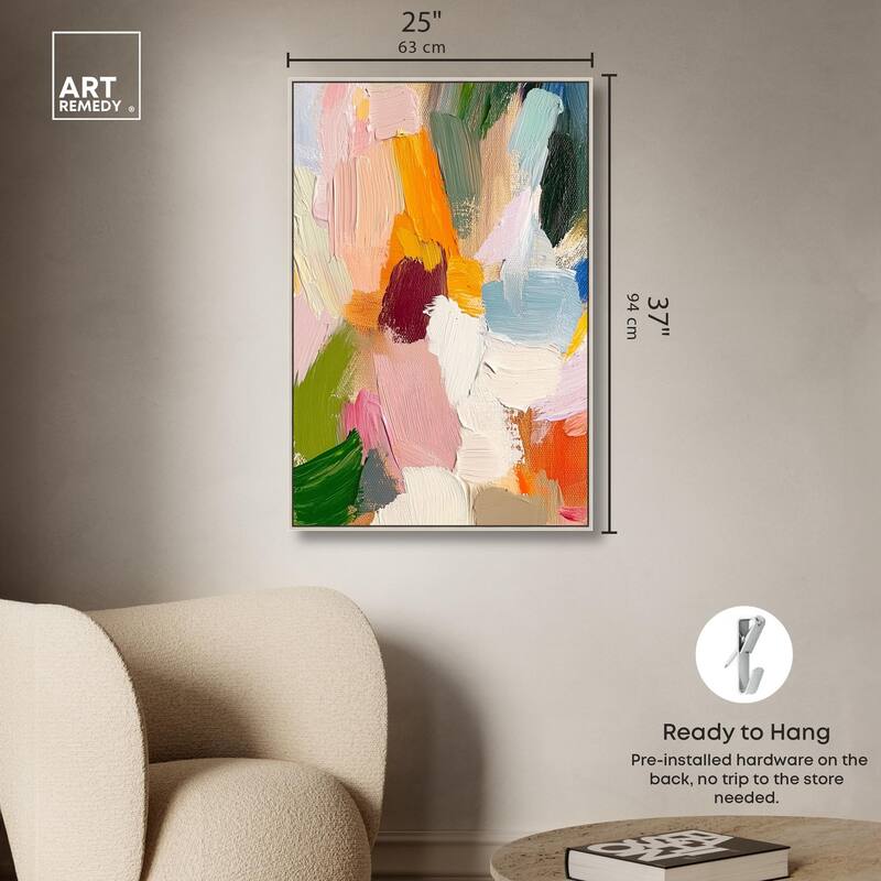 Chromatic Surge IV Canvas by Art Remedy