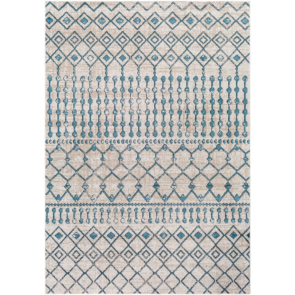 Livabliss Quince Bohemian Machine Washable Area Rug