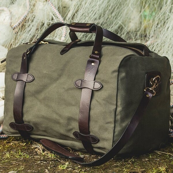 medium rugged twill duffle bag