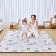 preview thumbnail 2 of 8, White Synthetic Fiber Baby Play Mat 59x79 Inch with Anti-Slip and Machine Washable - 79” L x 59” W