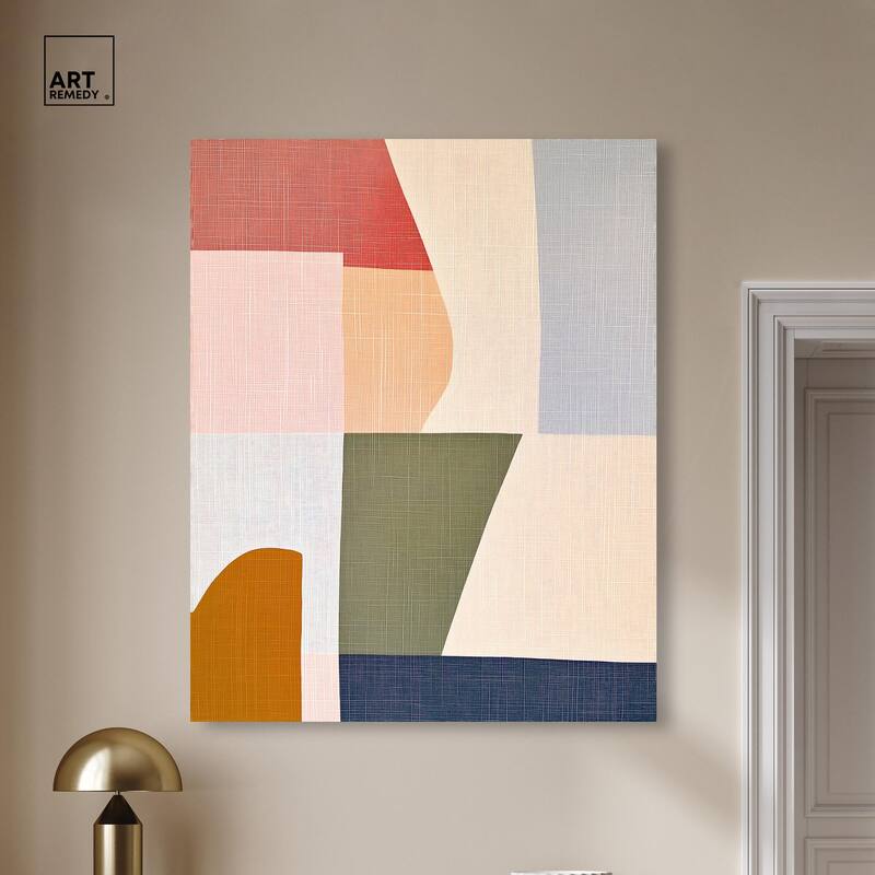 Planar Patchwork I Canvas by Art Remedy, Gallery Wrapped