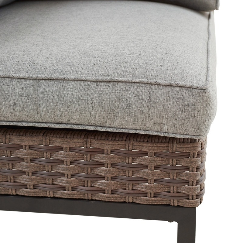 Patio Festival 10-Piece Wicker Outdoor Conversation Set