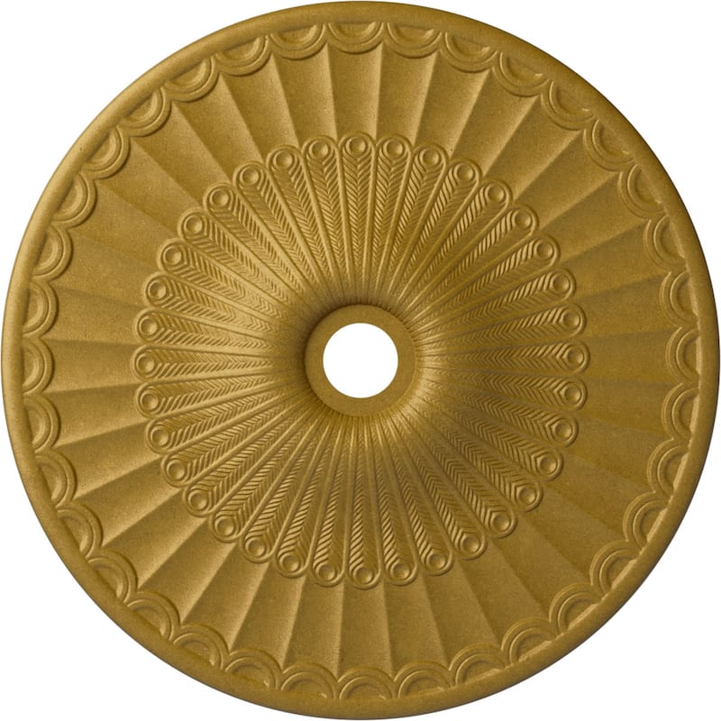 36 5/8"OD x 3 5/8"ID x 2 3/8"P Galveston Ceiling Medallion