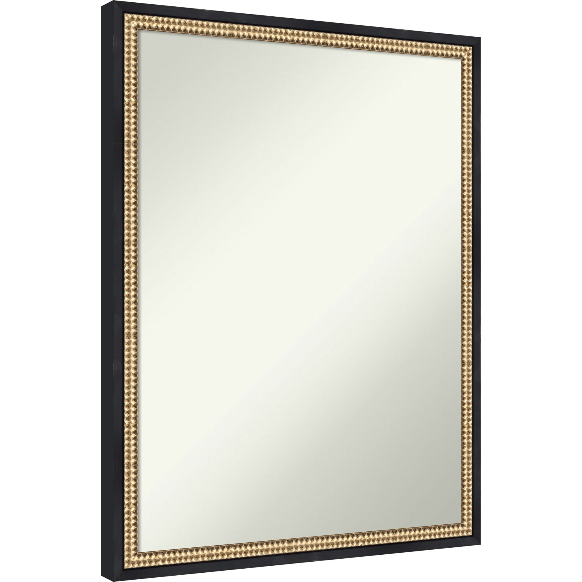 Castellan Non-Beveled Wood Framed Wall Mirror