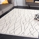 preview thumbnail 2 of 26, SAFAVIEH Melody Roghieh Moroccan Rug 6'7" Square - Ivory/Black - Square