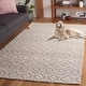 preview thumbnail 4 of 9, SAFAVIEH Handmade Marbella Guller Boho Geometric Wool & Viscose Rug 8' x 10' - Grey/Ivory - Rectangle