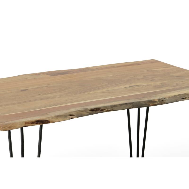 Carolina Living Seti Live Edge Dining Table