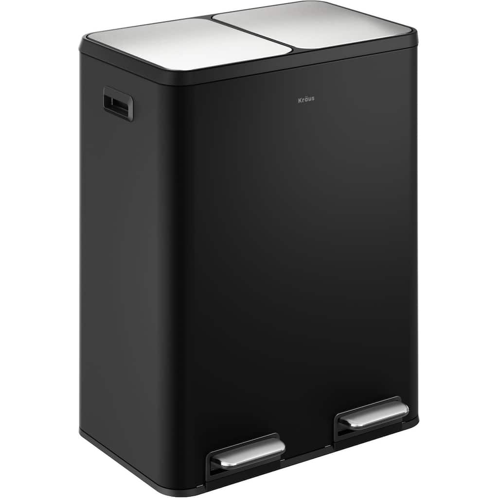 Kraus KTDP-200 WasteGuard 15.8 Gallon / 60 Liter Stainless Steel Free