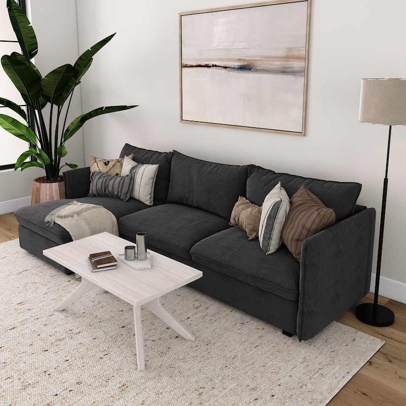 Plank and Beam Verso Rectangular Cross Leg Coffee Table - 40"